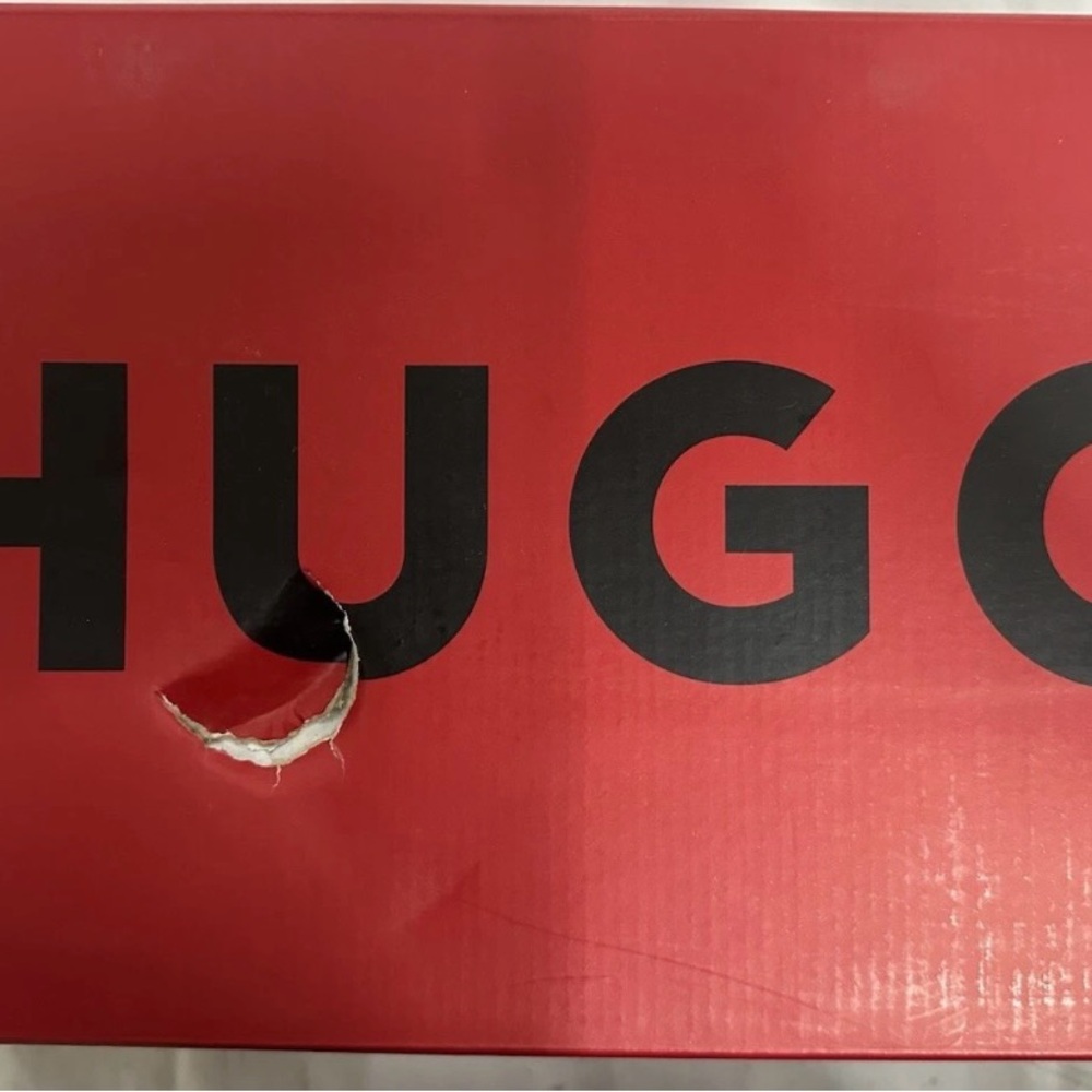 HUGO Syrax Slon Suede Mules Size 11 Light Beige .R14 - Picture 7 of 8